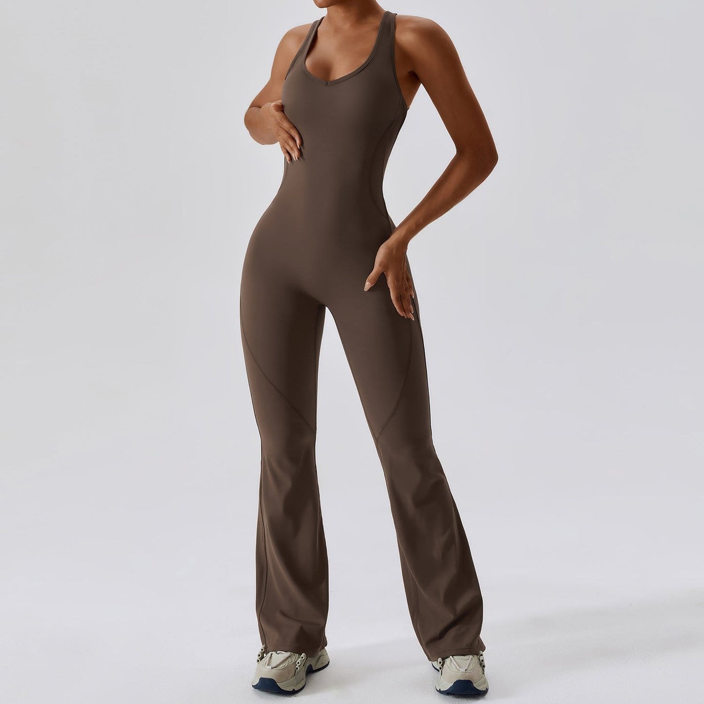 Yoga Flared Jumpsuit