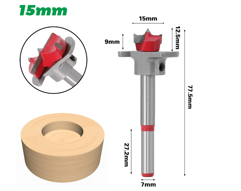 alwaysdwellTM - Woodworking positioning drill set